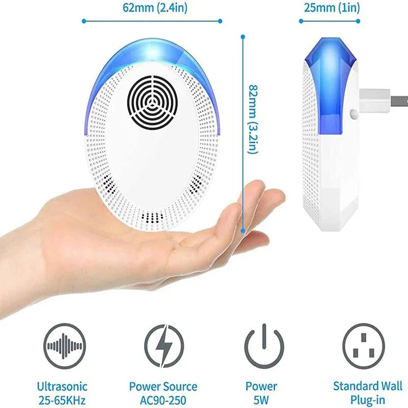 Ultrasonic Pest Repeller For Indoor Insect Rodent And Mosquito Control 6851475636324-1