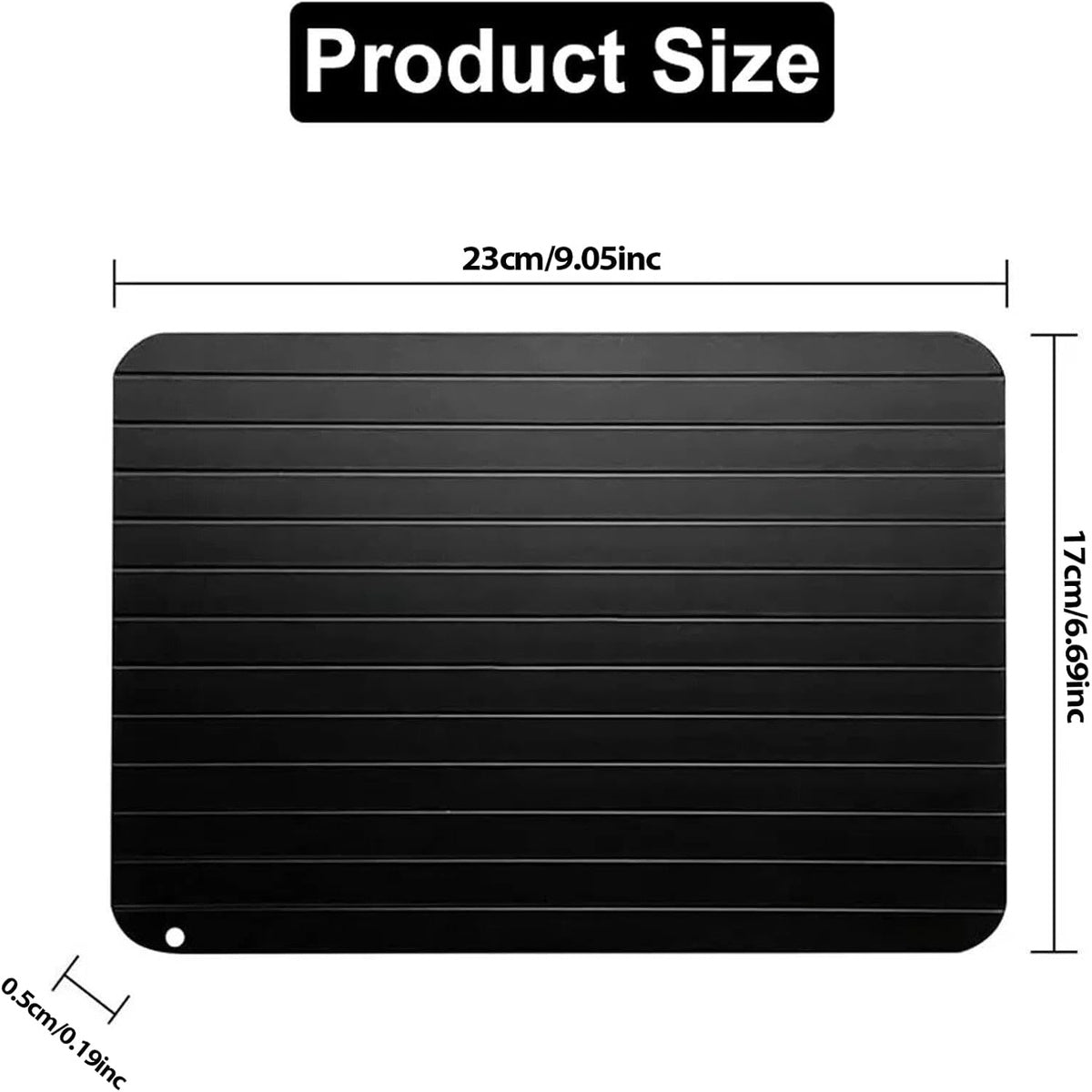 Efficient Frozen Food Defrosting Tray No Power 8047595585819-1