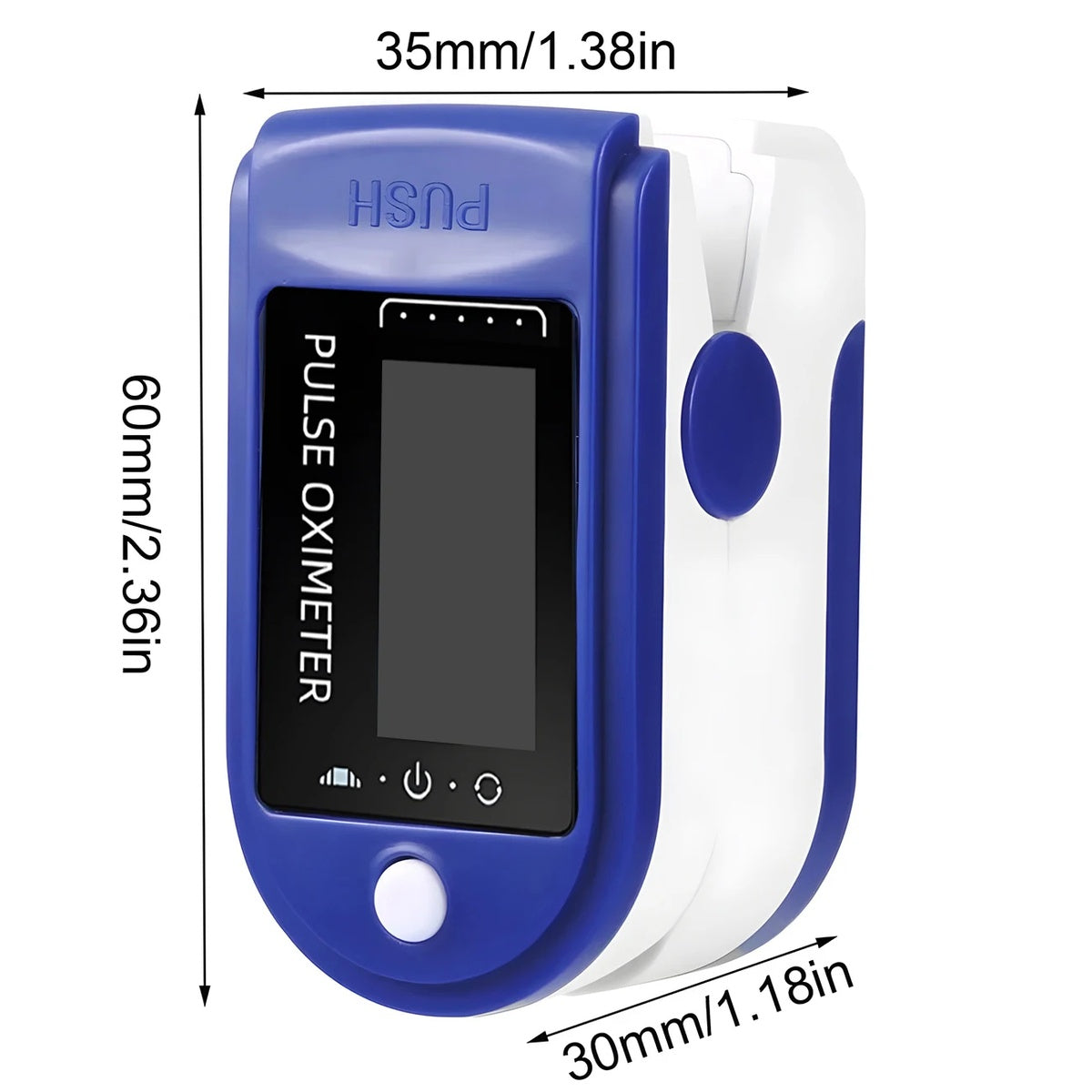 Non Invasive Fingertip Pulse Oximeter - Accurate SpO2 & Pulse Rate Monitoring with OLED Display for Health Tracking Anytime, Anywhere