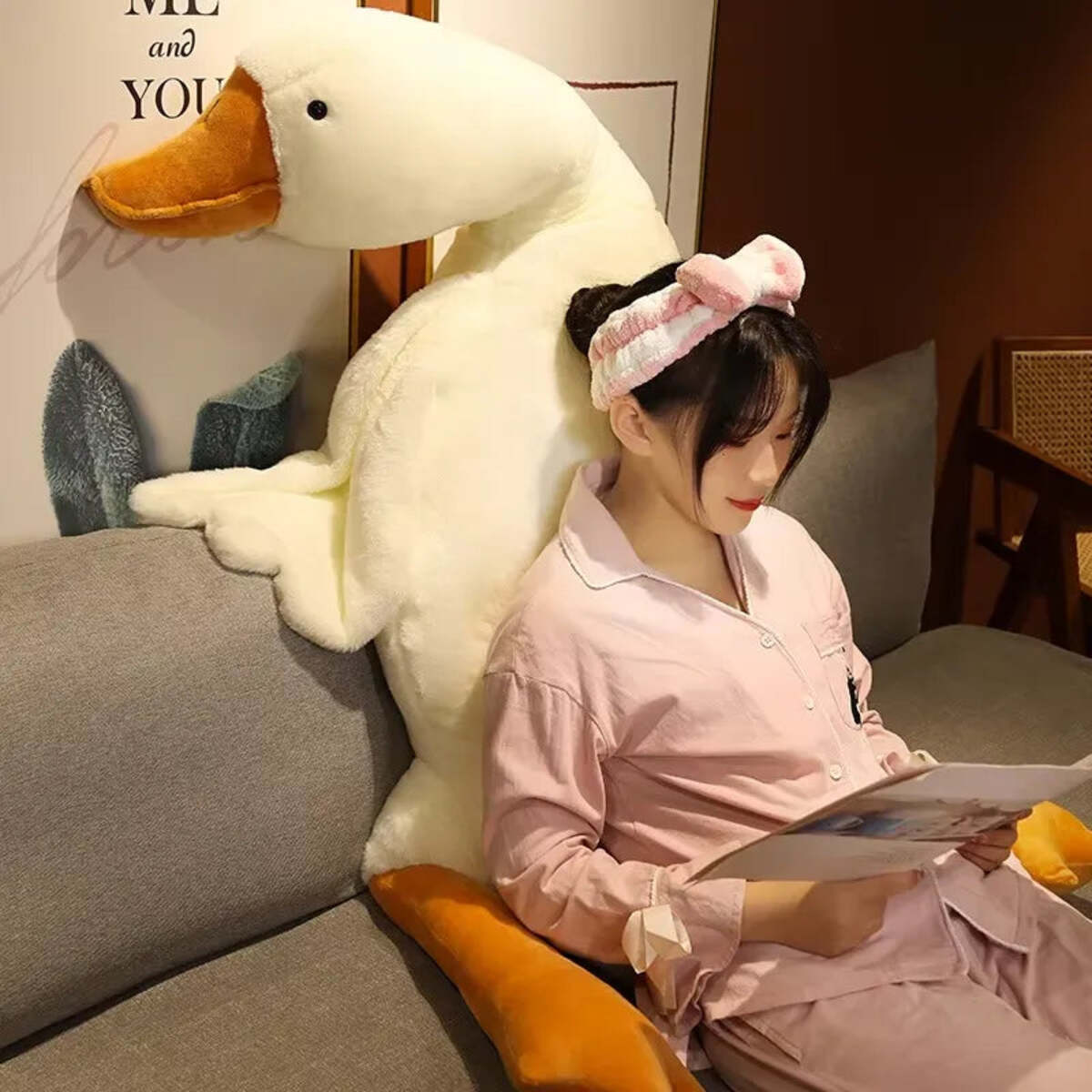 Giant Goose Stuffed Animal – Soft and Cute Plush Toy (50-160cm)