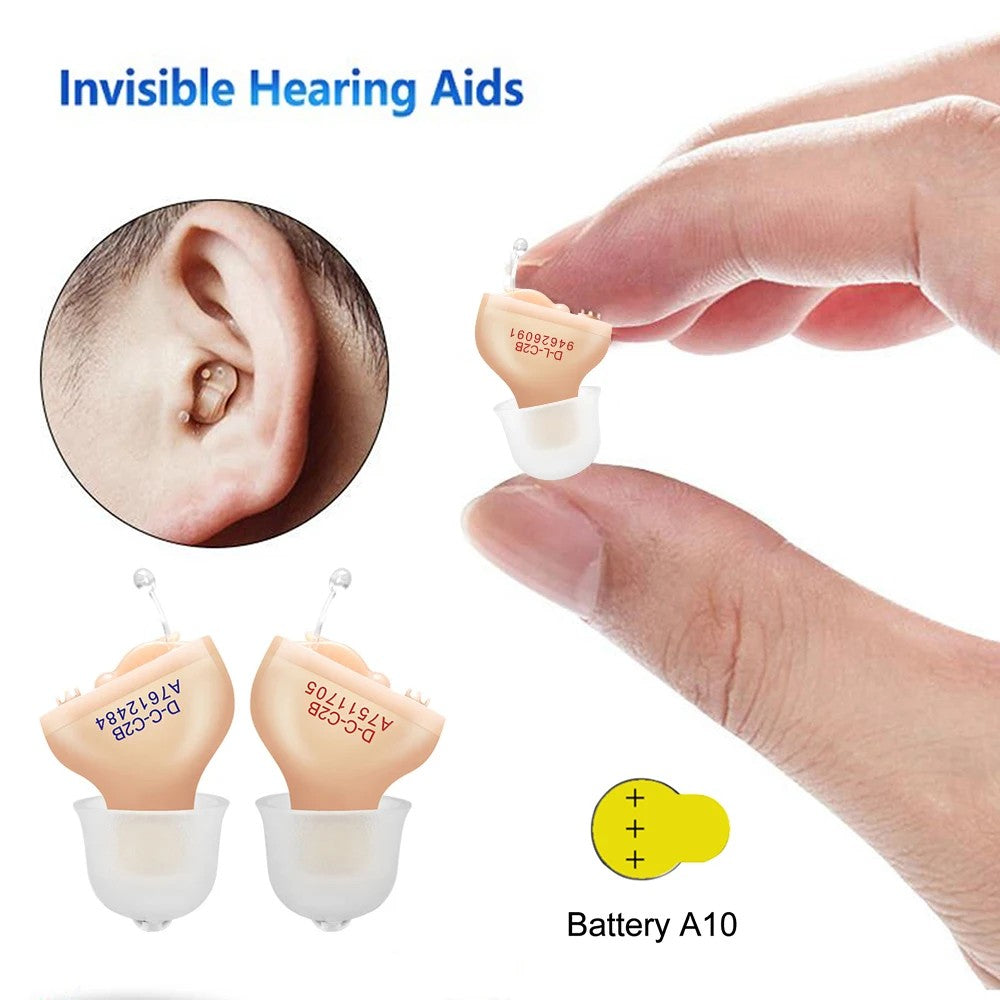 Invisible Cic Hearing Aid With Adjustable Volume Control