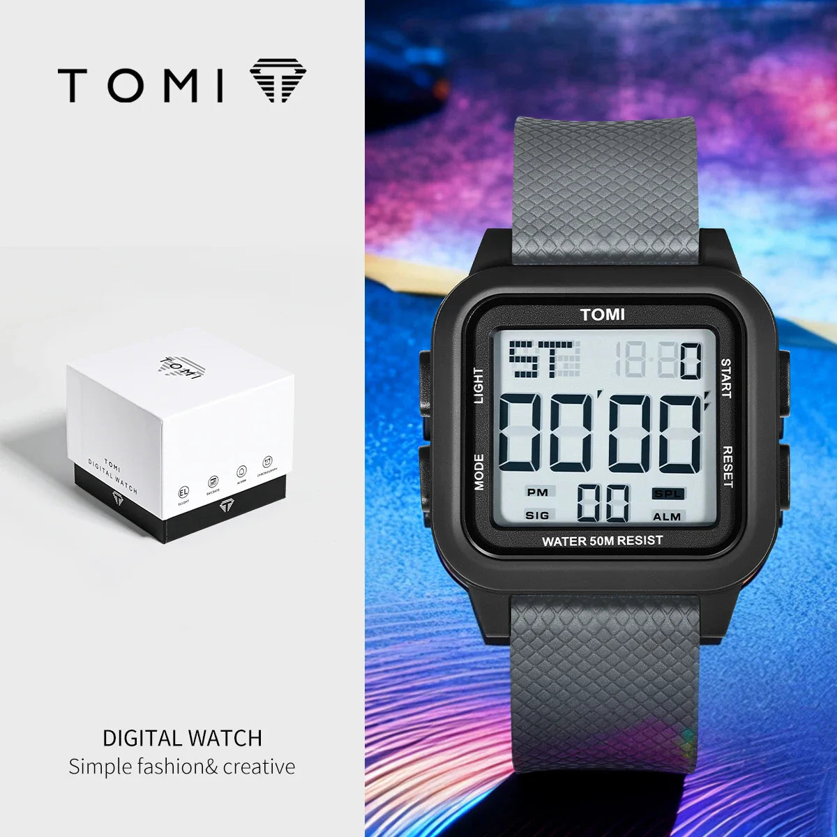 Digital Sports Watch Gift Set Valentines Gifts For Him