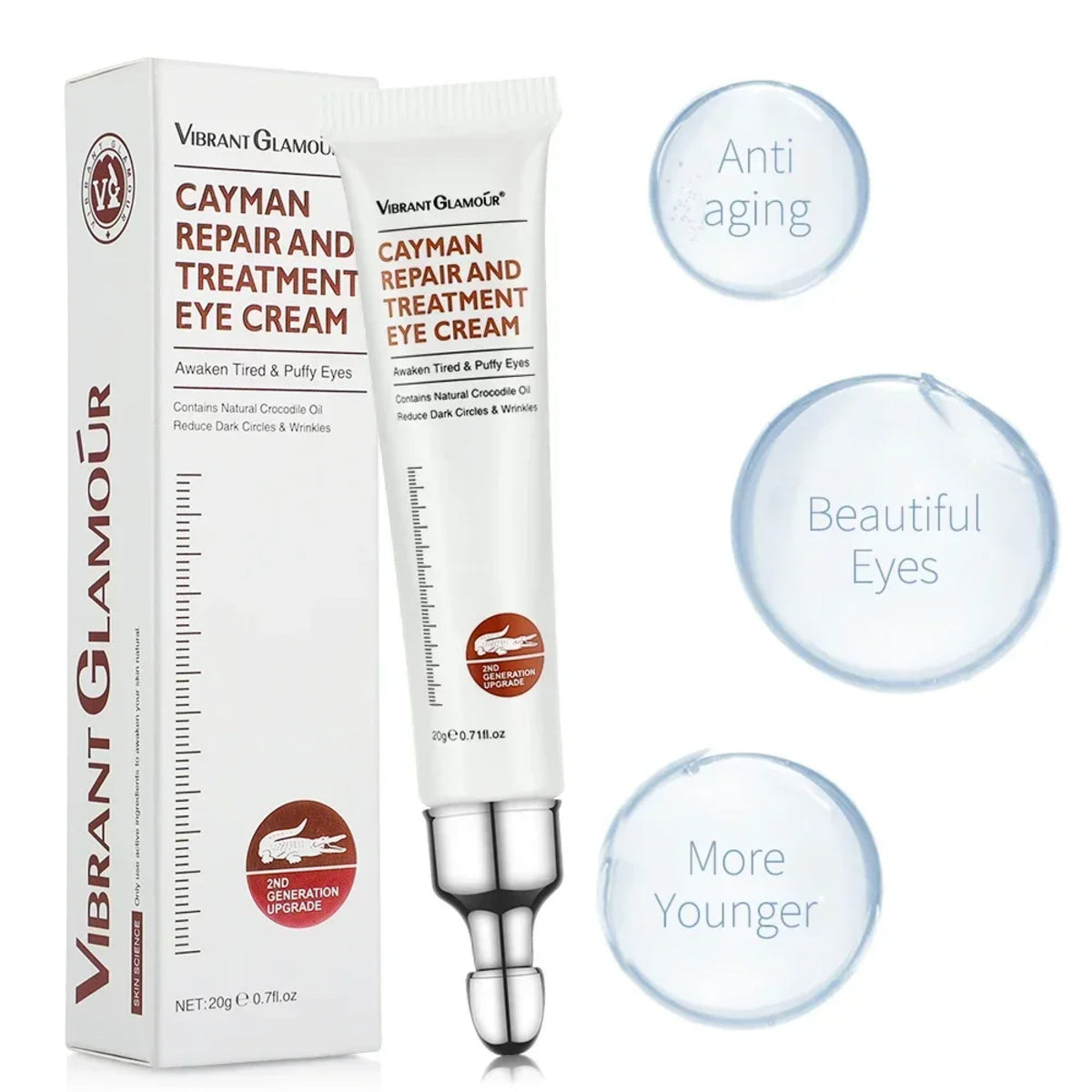Moisturising Eye Cream for Dark Circles Wrinkles Collagen Repair Puffy Eyes