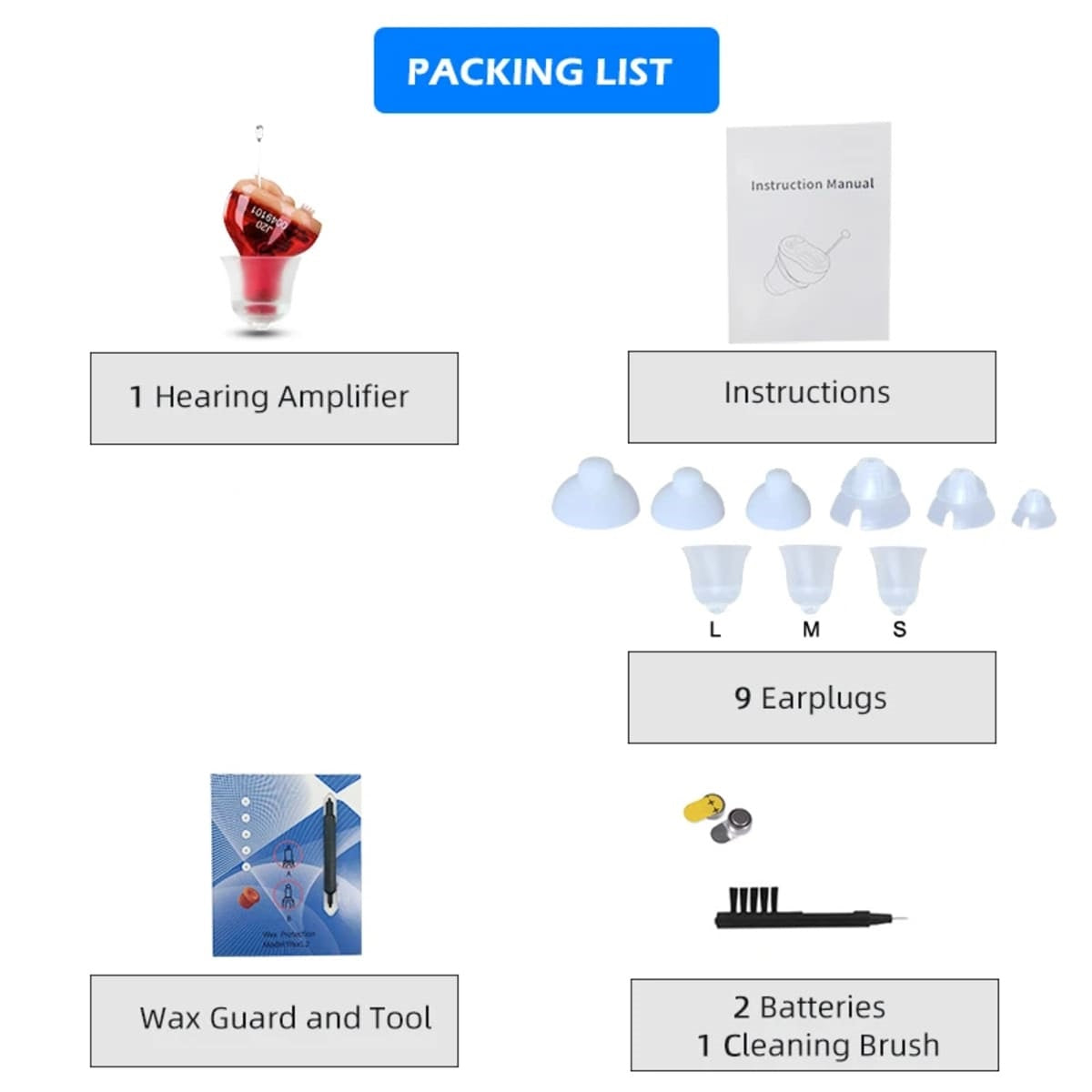 Invisible Micro Wireless Hearing Aids For Elderly