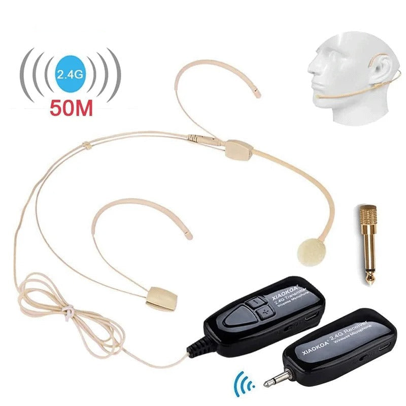 Bluetooth Wireless Headset Microphone for Presenters