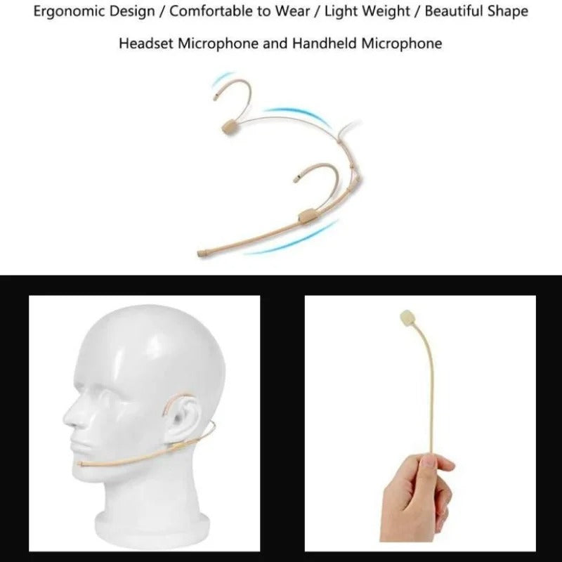 Bluetooth Wireless Headset Microphone for Presenters
