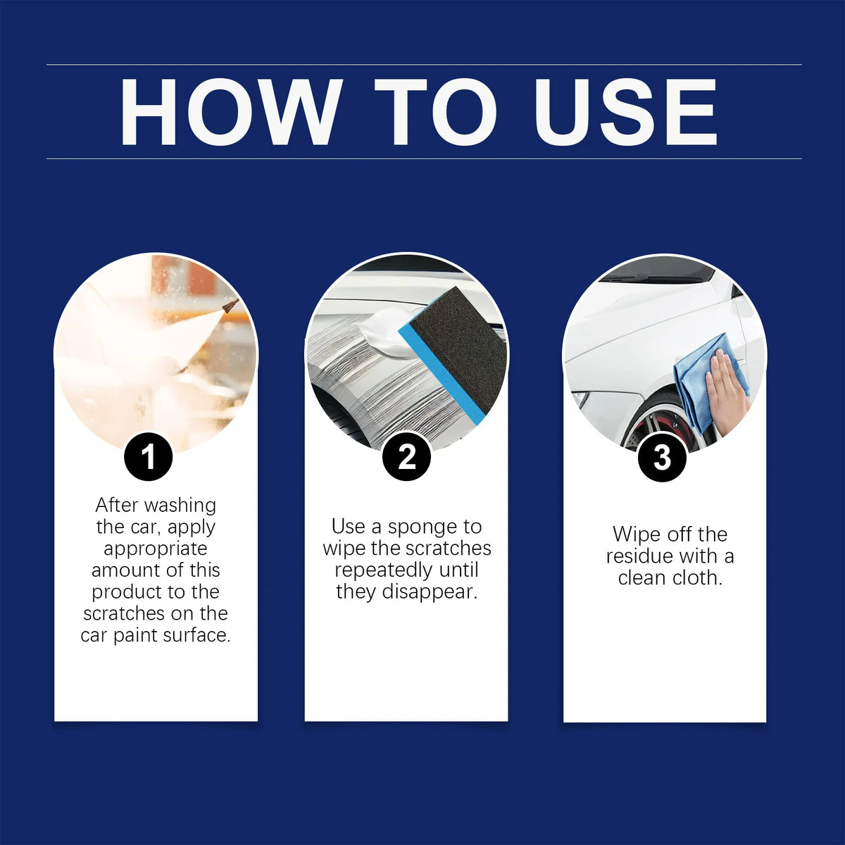 Instant Car Scratch Remover – Quick Paint Repair Paste 20g