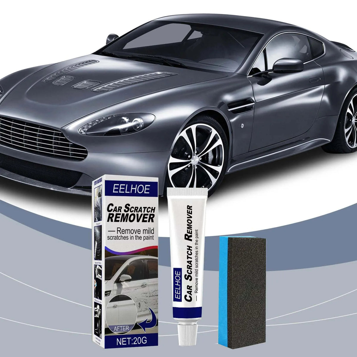 Instant Car Scratch Remover – Quick Paint Repair Paste 20g