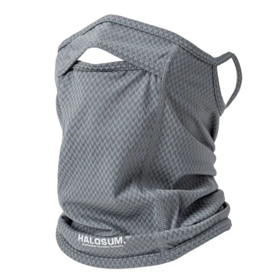 Army Green UV Protection Breathable Cycling Face Mask with Ear Hooks - Summer Ice Silk Neck Gaiter for Men and Women V888-ELOSUNG17378