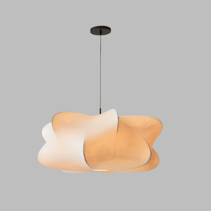 Wabi Sabi Japanese Style Silk Hanging Pendant Lamp 9957105271130-1
