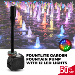 Fountlite Garden Fountain Pump With 12 Led Lights