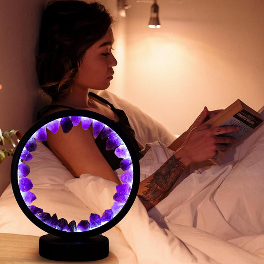 Amethyst Halo Lamp For Spiritual Protection