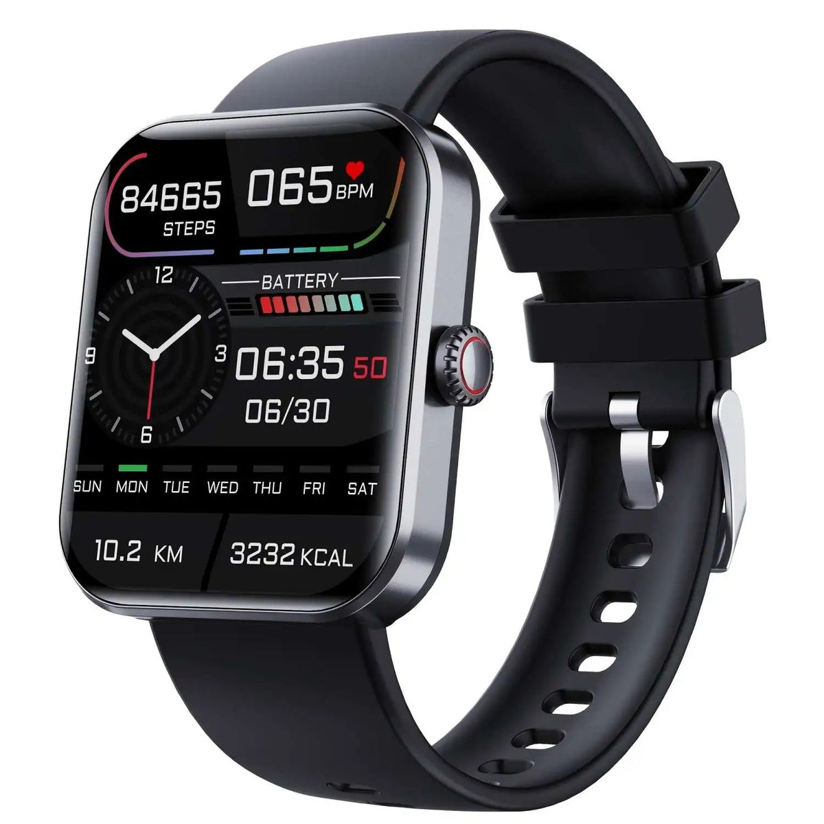 Blood Glucose Monitoring Smartwatch - Bluetooth Call Information Display Health Monitor Multiple SH1751817214987860732