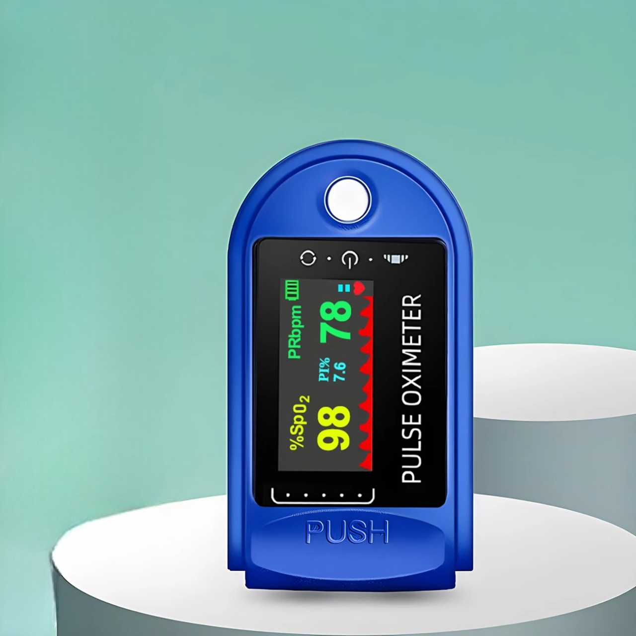 Non Invasive Fingertip Pulse Oximeter - Accurate SpO2 & Pulse Rate Monitoring with OLED Display for Health Tracking Anytime, Anywhere