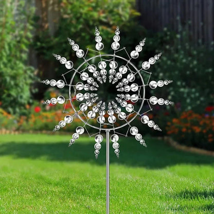 Anti-Rust Kinetic Metal Wind Spinner Windmill for Outdoor Garden Decor & Landscaping 9908747239745-1