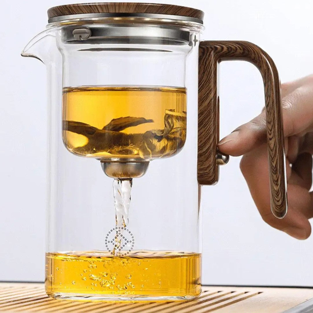 Durable Glass Teapot With Infuser For Tea Brewing