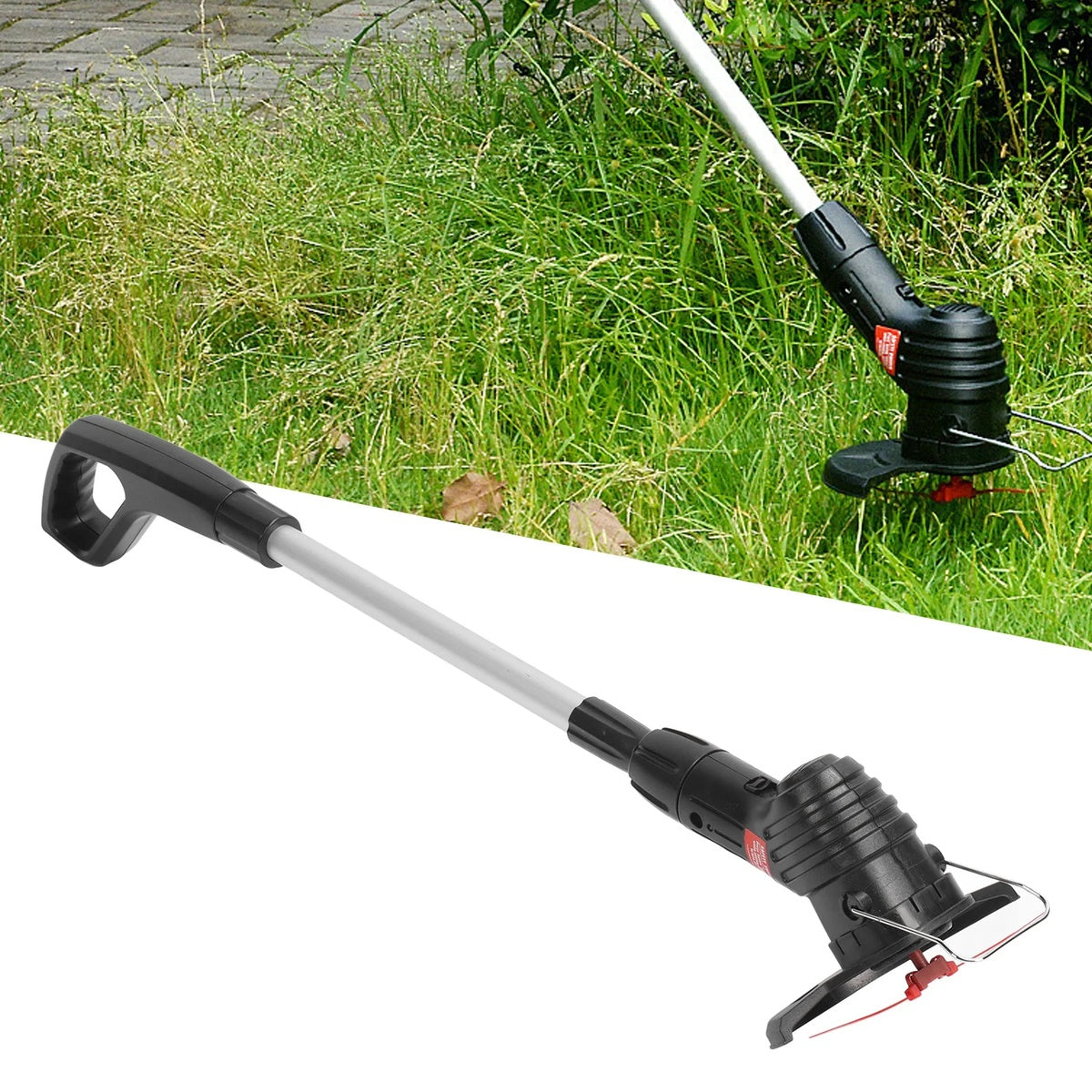Cordless Grass Trimmer with High-Power Battery - Lightweight Lawn Edger for Easy Yard Maintenance 9912286609729-1