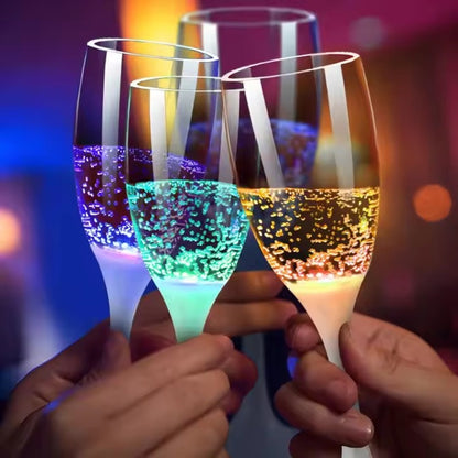 LED Wine Glasses | Light-Up Drinkware with 6 Colors | Liquid-Activated | Reusable Party Cups 4–8oz 15146748510534-1