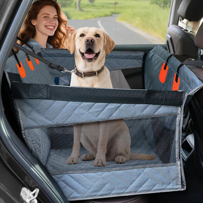 Portable Cats & Dog Seat for Car - Waterproof, Spacious & Secure for Stress-Free Car Rides 9957152555329-1