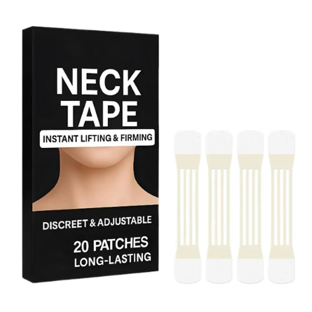 Invisible Neck Face Lift Tape - Instant Wrinkle Smoothing Firming 10788165714254-1