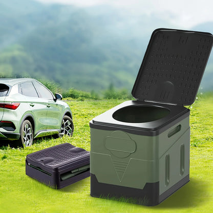 Portable Folding Toilet - Lightweight Outdoor Potty Multifunctional Mobile Toilet for Adults 8027307049158-1