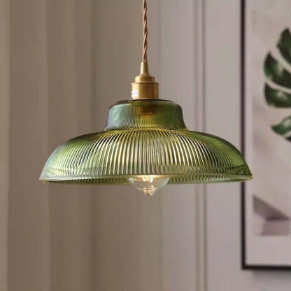 Vintage Style Glass Pendant Light - Scandinavian Hanging Lamp Design 10142339957075-1