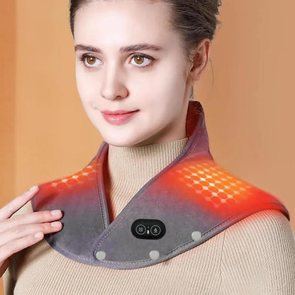 Neck Heating Pad & Massager - Neck and Shoulder Heat for Muscle Relaxation 9847545102657-1