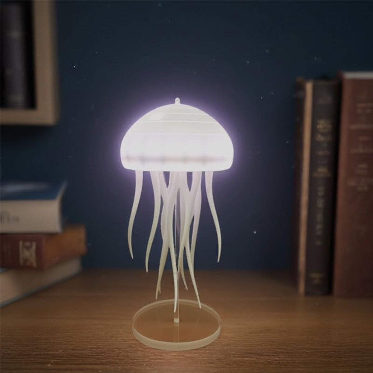 Jellyfish Ambient Lamp Creates Calming Color Shifting Light For Relaxation 8624208314610-1