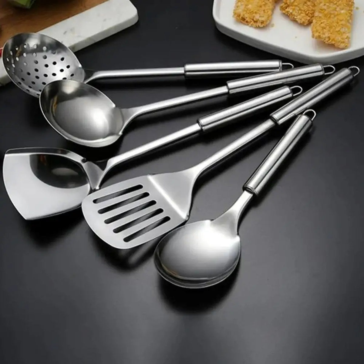 Premium Stainless Steel Cooking Utensils | 5pcs Set 9709977436446-1