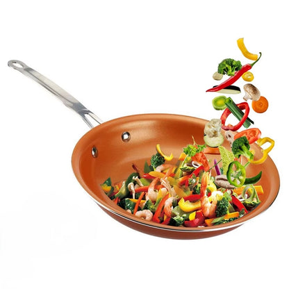 Professional Copper Pan With Non-Stick Coating & Perfect Heat Distribution 10373625774344-1