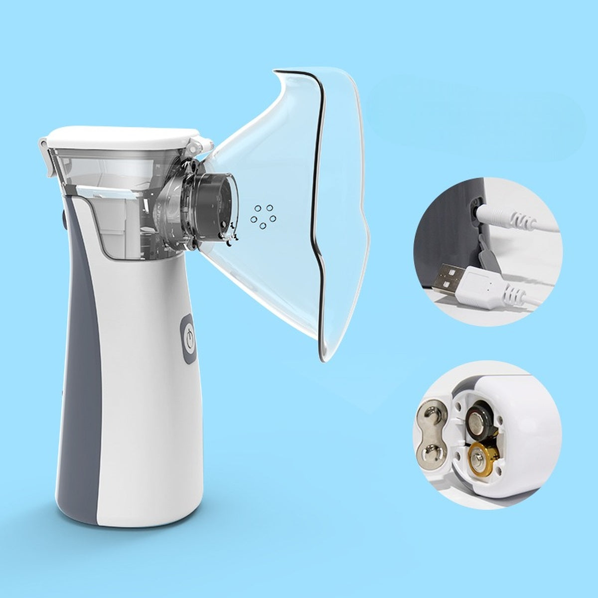 Portable Mesh Nebulizer – Handheld Breathing Relief