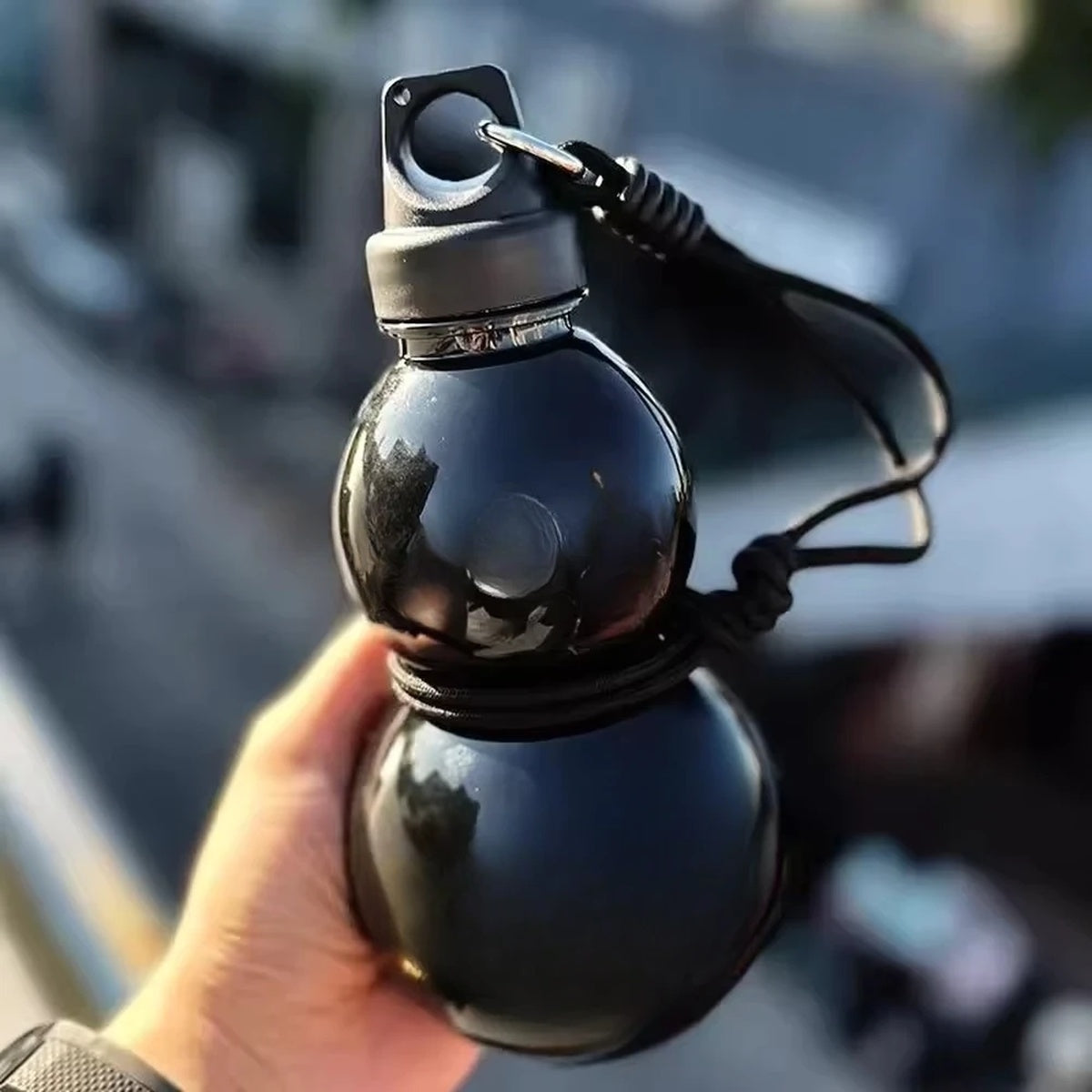 Retro Gourd-Shaped Water Bottle For Sports & Travel (800ml) 8810070114541-1
