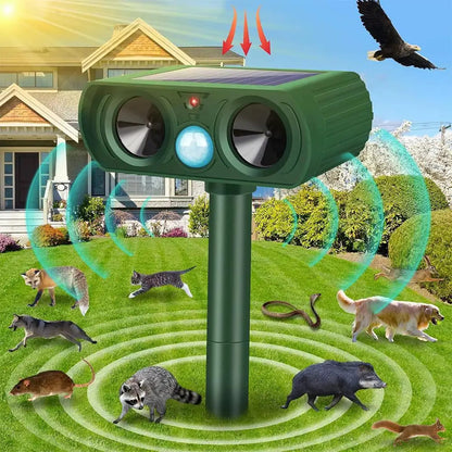 Ultrasonic Deer Repellent – Humane Pest & Animal Deterrent for Gardens SH1751817214987860919