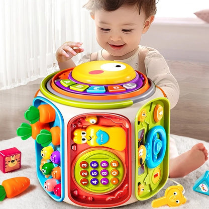 Interactive Musical Learning Activity Cube For Toddlers 15694856913245-1