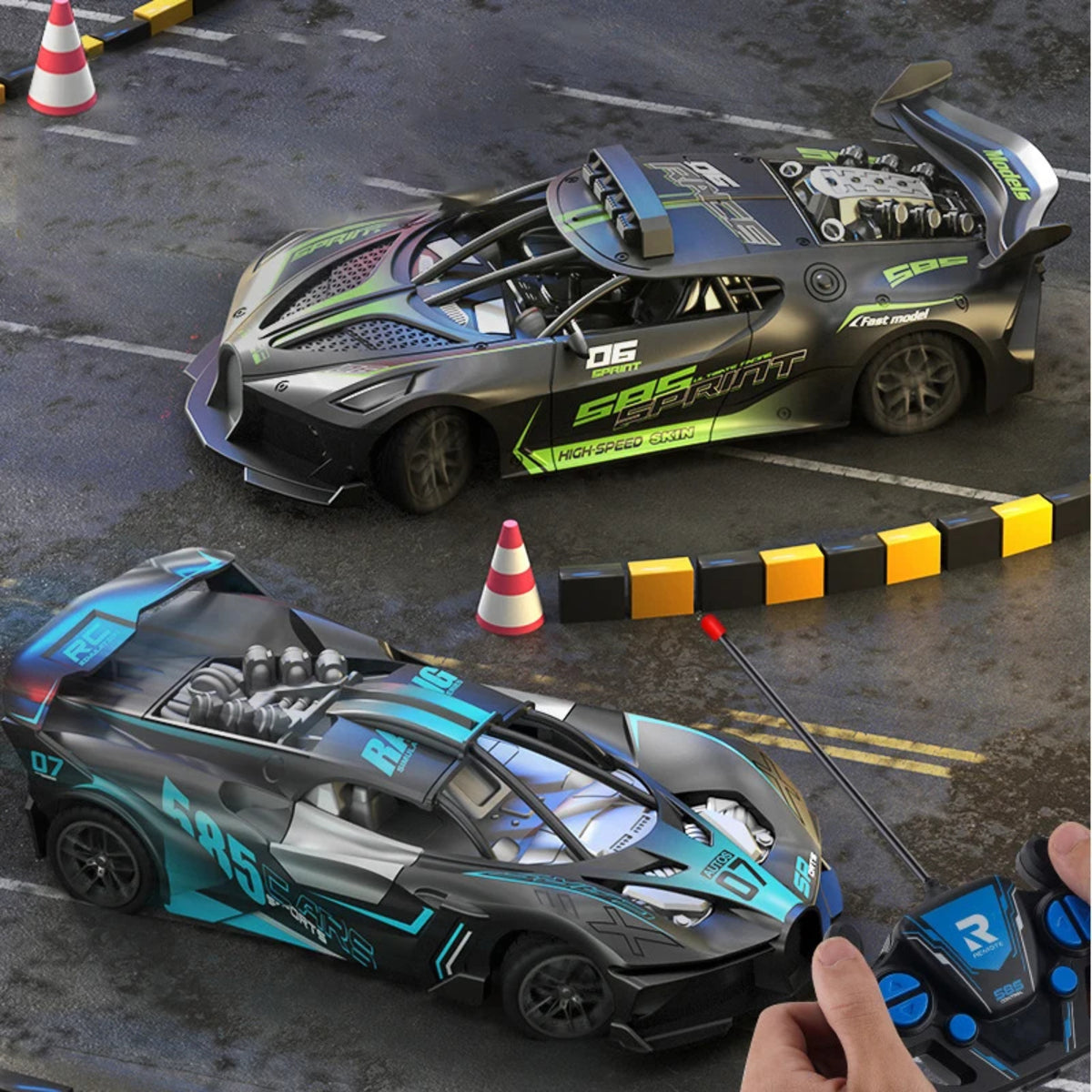 Speedcub – Child-Safe 1:18 Rc Drift Car With Robust Design 10582337618184-1