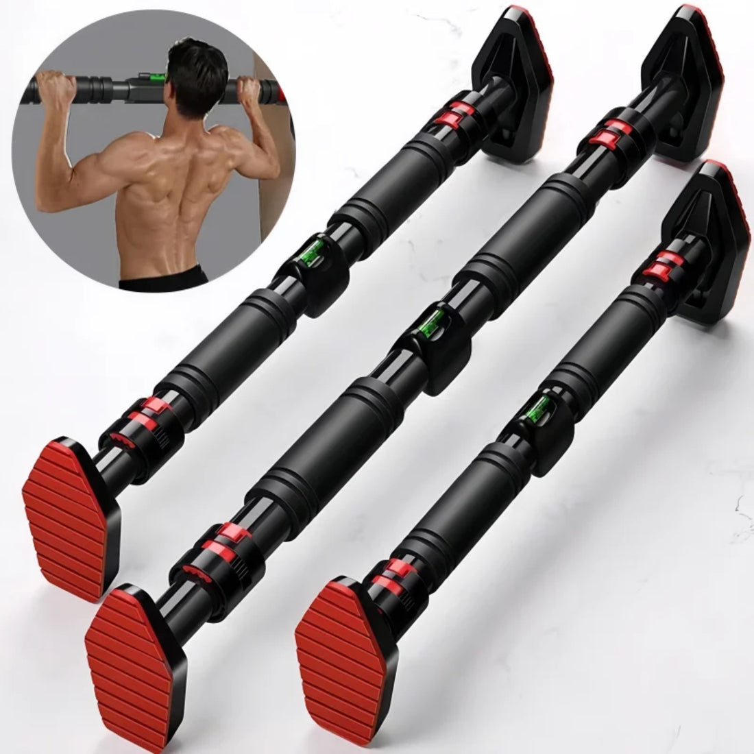 Pull Up Bar for Doorway Strength Training and Upper Body Workouts