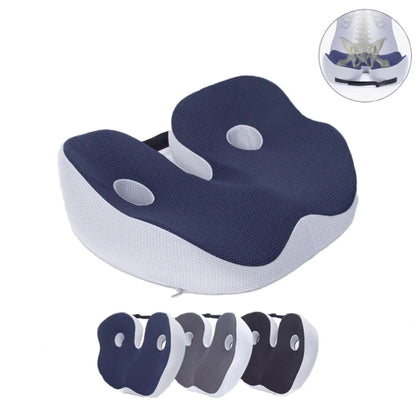 SitSmart Adjustable Memory Foam Seat Cushion - Tailbone Relief & Posture Support for Office, Car, and Dining Chairs 9919564972353-1