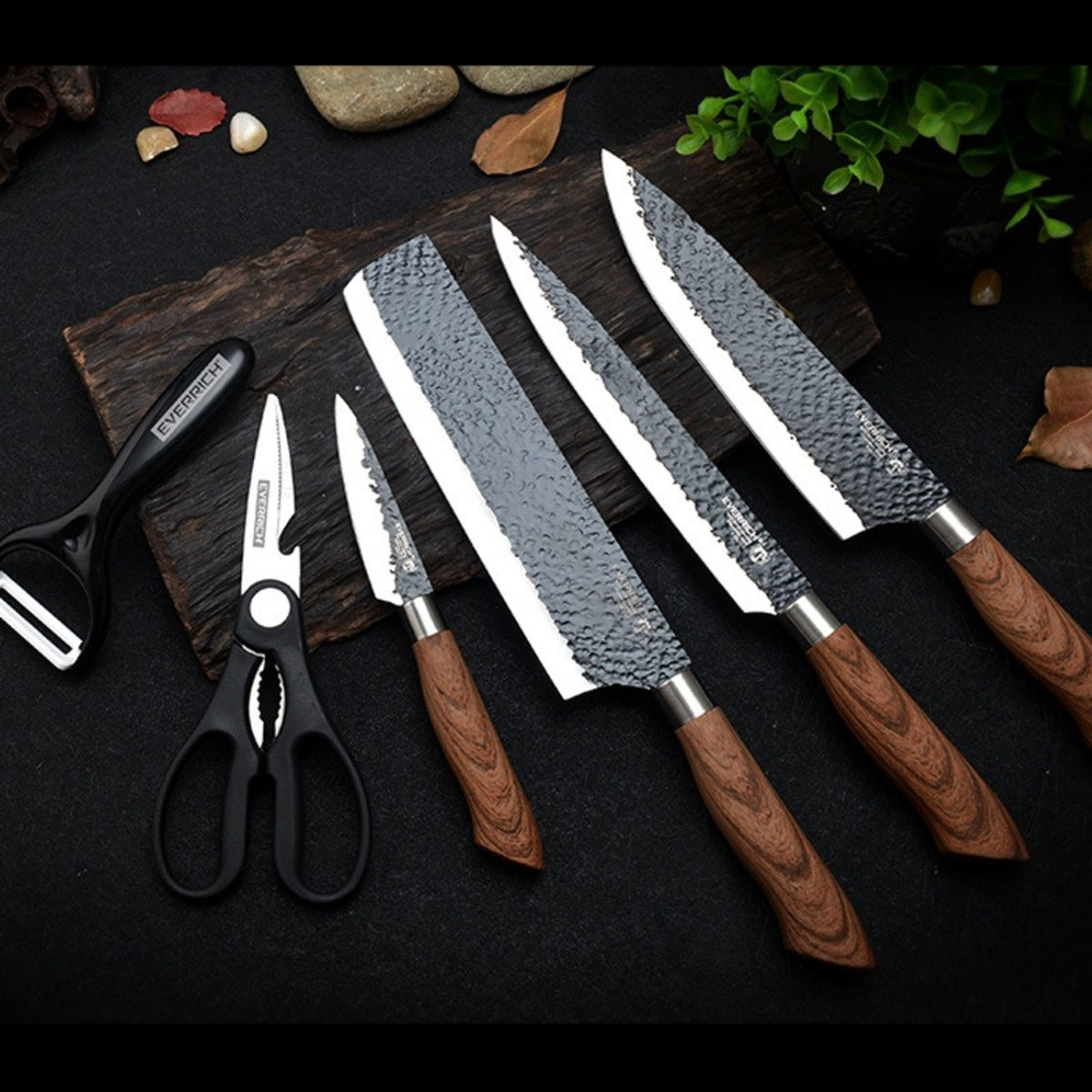 British Professional Chef Knife Set -6 Pieces 9662398103854-1
