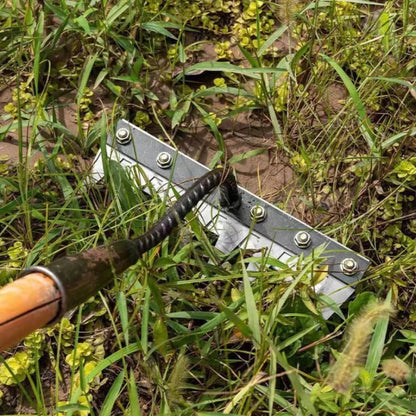 Steel Garden Rake with Durable Steel Tines for Lawn Care and Yard Maintenance 9912286019905-1