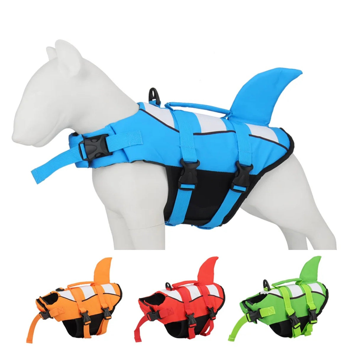 Dog Life Jacket - Enhanced Buoyancy, Adjustable Fit & Quick-Release for Water Adventures - Floating Vest for Dogs 9957152653633-1