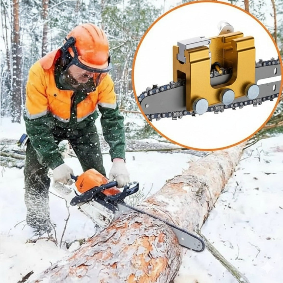 Chainsaw Sharpener for Fast, Accurate Blade Edge Restoration 14814270292294-1