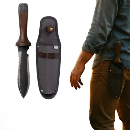 Multi-Purpose, Rust-Resistant Blade & Sheath for Backyard, Camping & Bush-Crafting 9929391636801-1