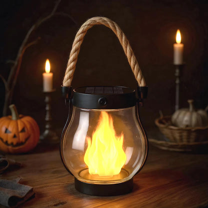 Solar Lantern Outdoor Lamp Waterproof Flame Light For Garden 9213797794035-1