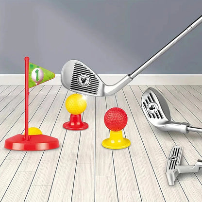Swingiq – Adjustable Children'S Golf Set With Telescopic Clubs, 3 Balls & 2 Targets For Children Aged 3–8 Years 10590817845512-1