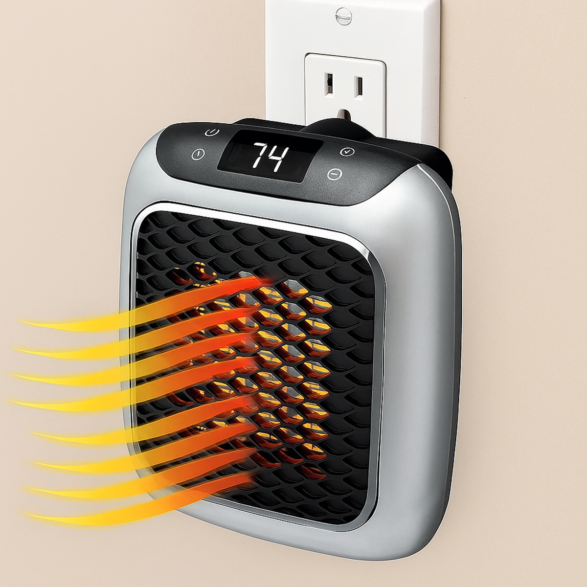 Portable Electric Space Heater - Compact & Energy-Efficient Heating Solution SH1751817214987860672