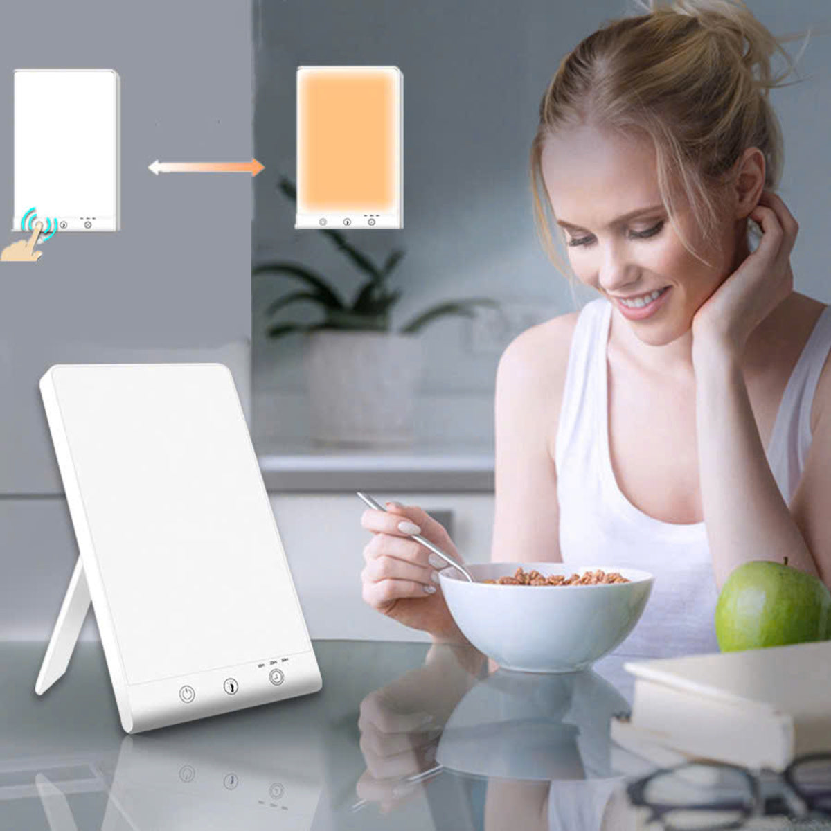 10000 Lux SAD Therapy Lamp - Light Therapy for Seasonal Affective Disorder, Mood Enhancement & Energy Boosting 9932751077697-1
