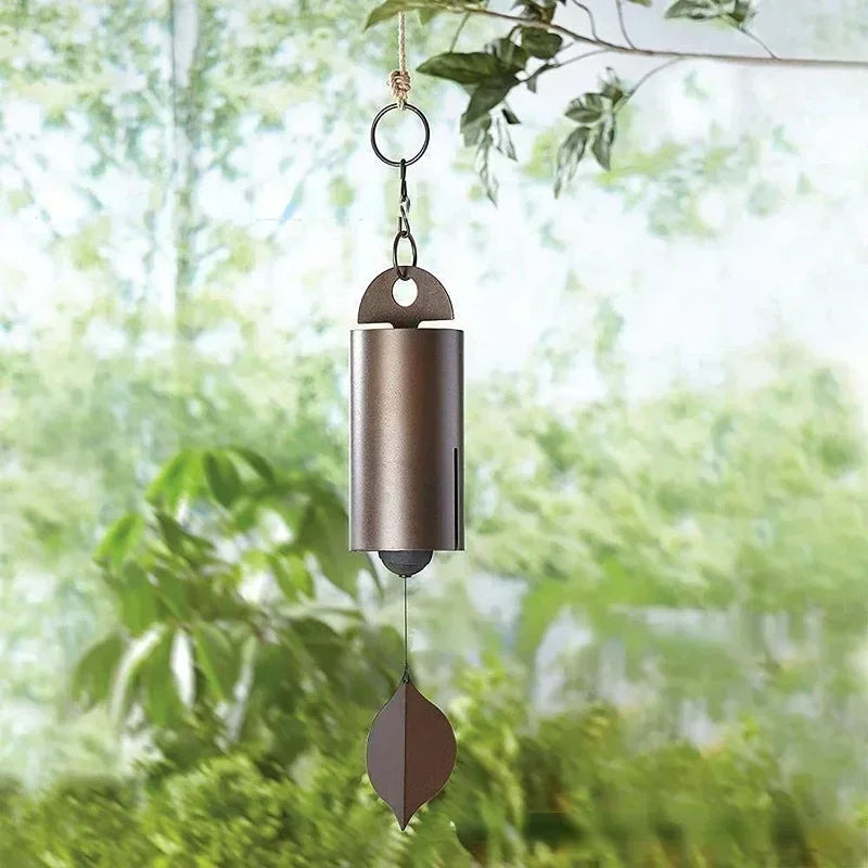 Deep Resonance Serenity Bell - Outdoor Musical Wind Chime and Home Decor (6x6x48CM) 7834118750406-1