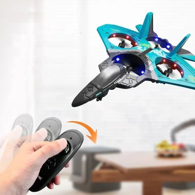 V17 Jet Fighter Stunt RC Airplane 6Y+ 7496190918791-1