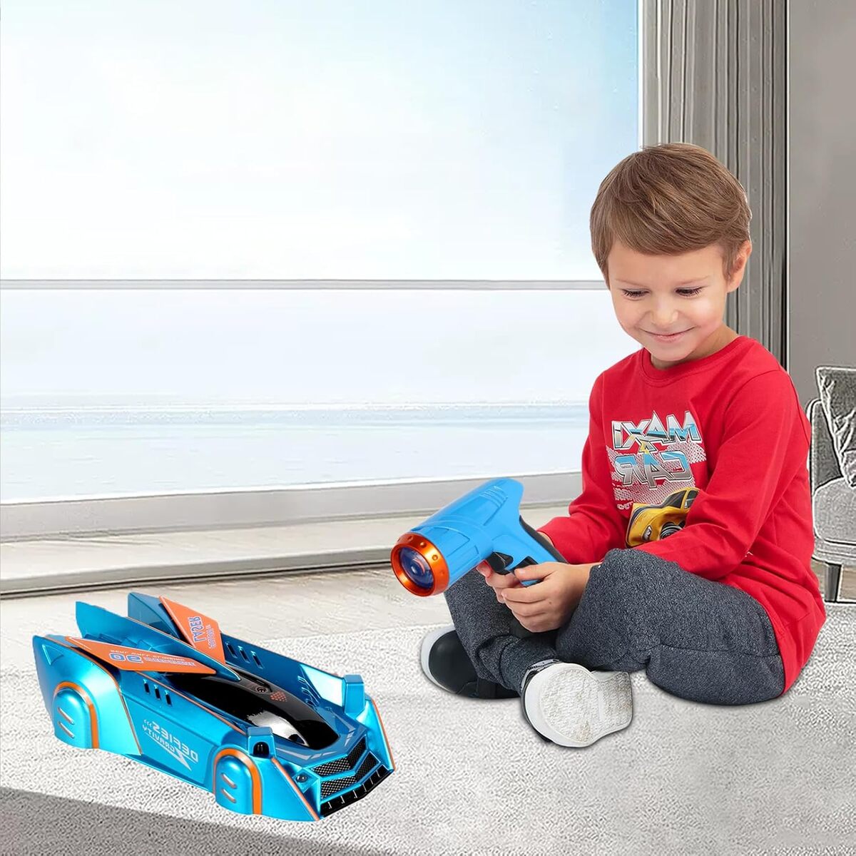 Gravity-Defying Laser RC Car 7120994468038-1