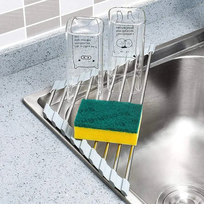 Adjustable Kitchen Retractable Drainer Rack For Sink Dish Drying Storage 6851373465700-1